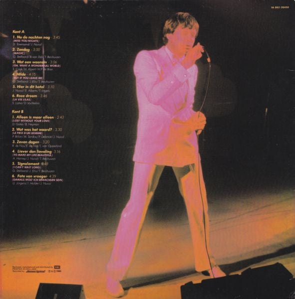 Rob de Nijs : Met Je Ogen Dicht (LP,Album)