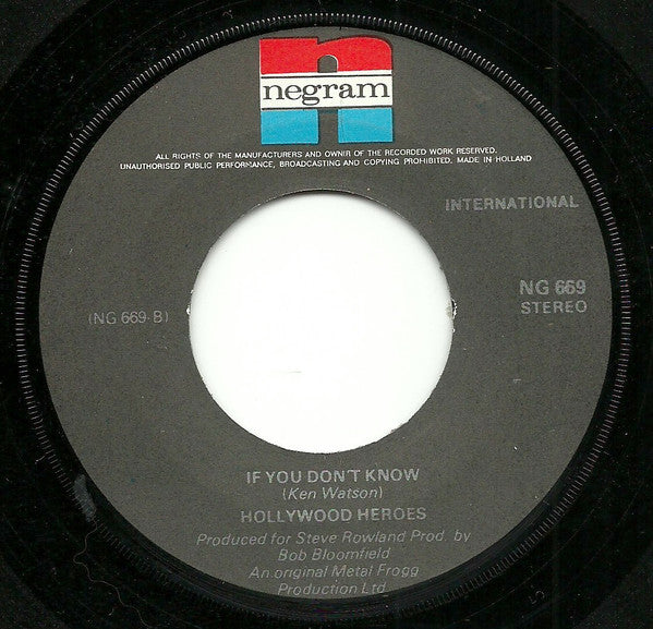 Hollywood Heroes : Caught In The Act (7",Single)