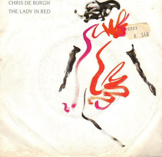 Chris De Burgh : The Lady In Red (7",Single,45 RPM)