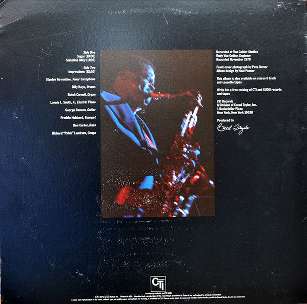 Stanley Turrentine : Sugar (LP,Album,Reissue)