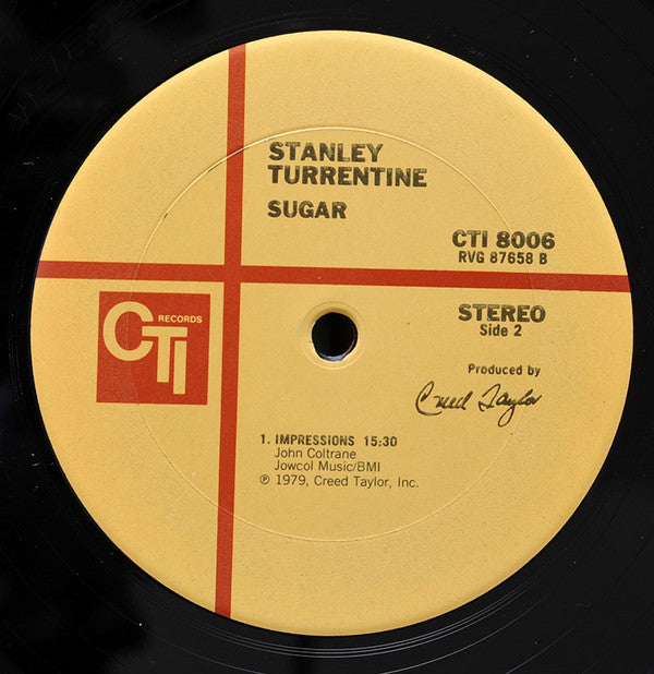 Stanley Turrentine : Sugar (LP,Album,Reissue)