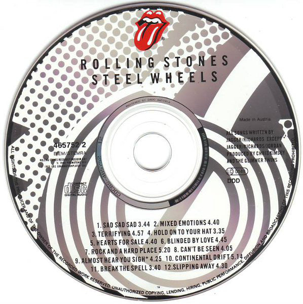 Rolling Stones, The : Steel Wheels (Album)