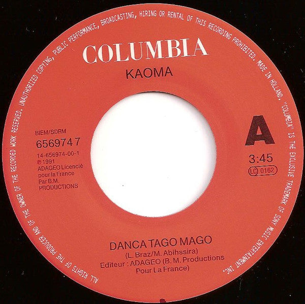 Kaoma : Danca Tago-Mago (7",45 RPM,Single)