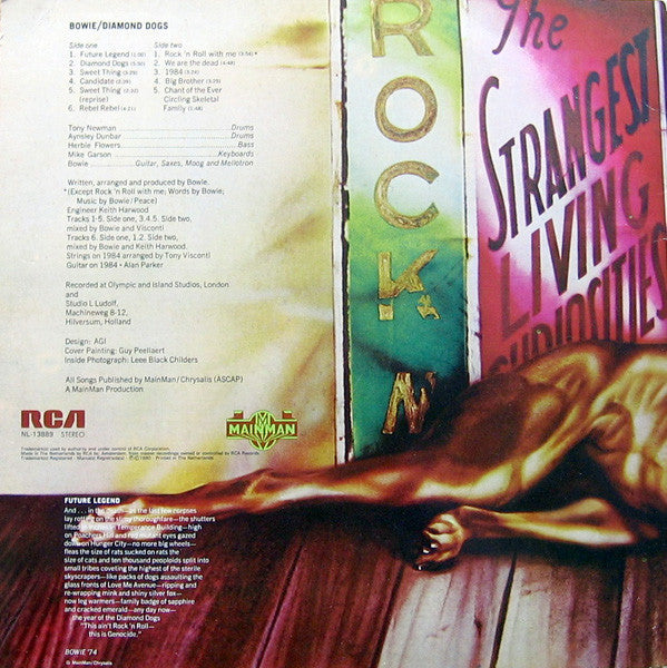 David Bowie : Diamond Dogs (LP,Album,Reissue)