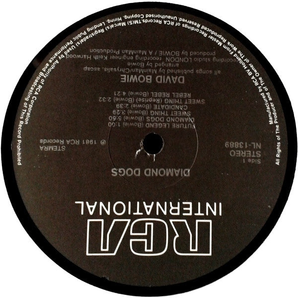 David Bowie : Diamond Dogs (LP,Album,Reissue)