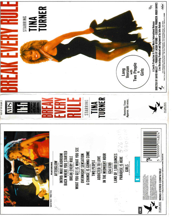 Tina Turner : Break Every Rule Starring Tina Turner (Stereo,PAL)