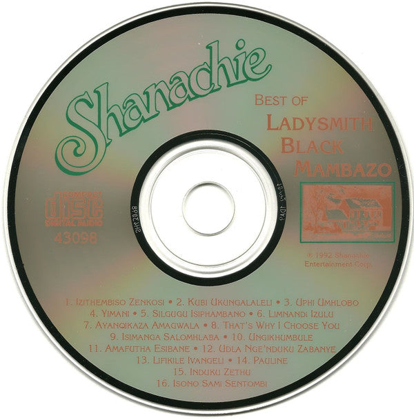 Ladysmith Black Mambazo : Best Of Ladysmith Black Mambazo (CD, Comp)