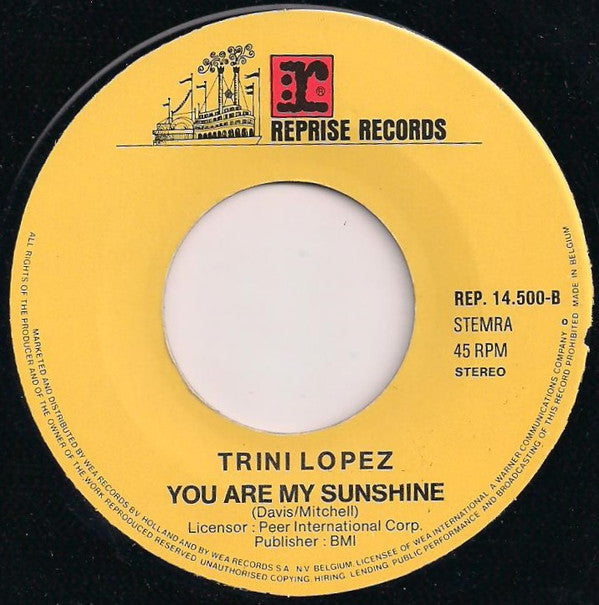 Trini Lopez : Smile (7",45 RPM,Single,Reissue)