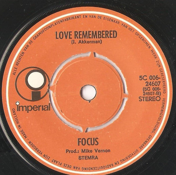 Focus (2) : Sylvia  (7",Single)