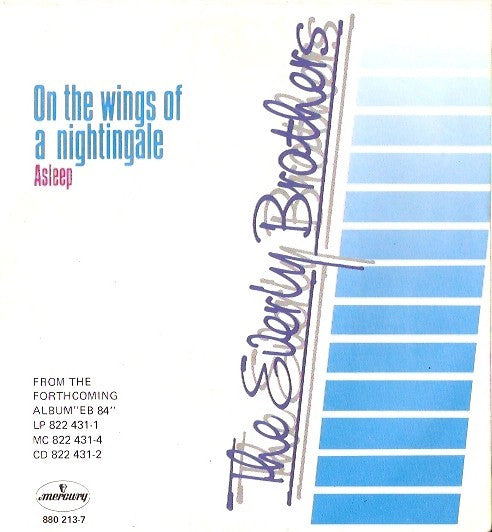 Everly Brothers : On The Wings Of A Nightingale (7",45 RPM,Single,Stereo)