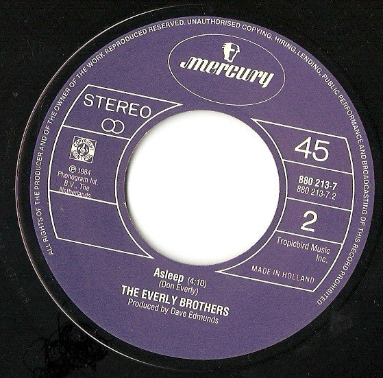 Everly Brothers : On The Wings Of A Nightingale (7",45 RPM,Single,Stereo)