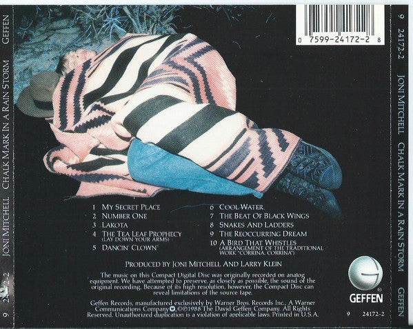 Joni Mitchell : Chalk Mark In A Rain Storm (Album)