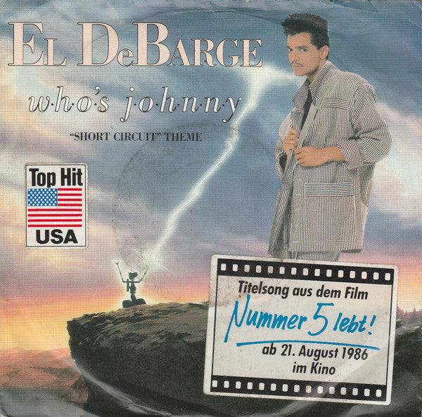 El DeBarge : Who's Johnny ("Short Circuit" Theme) (7",45 RPM,Single)