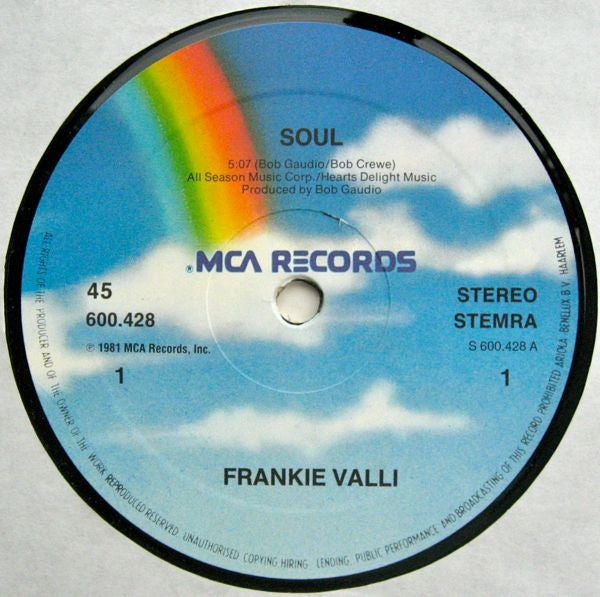 Frankie Valli : Soul (12",45 RPM)