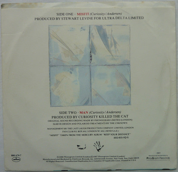 Curiosity Killed The Cat : Misfit (7",Promo)