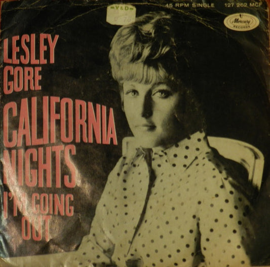 Lesley Gore : California Nights (7",45 RPM,Single,Mono)