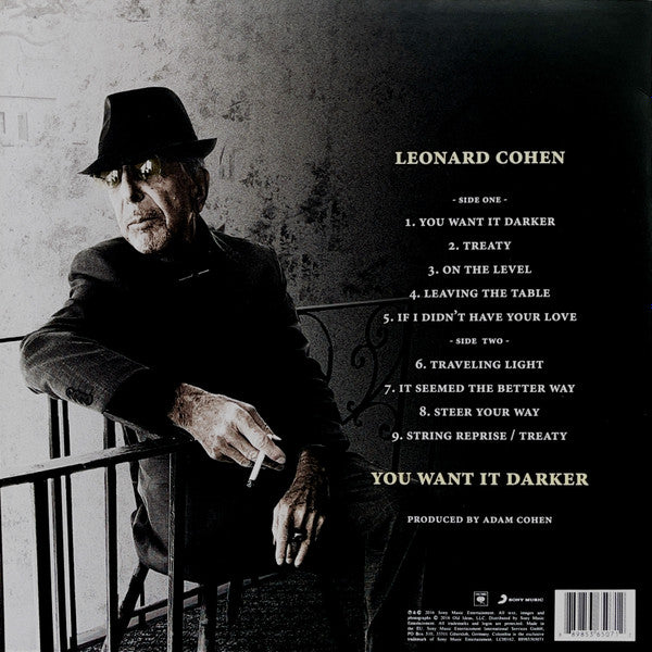 Leonard Cohen : You Want It Darker (LP,Album)
