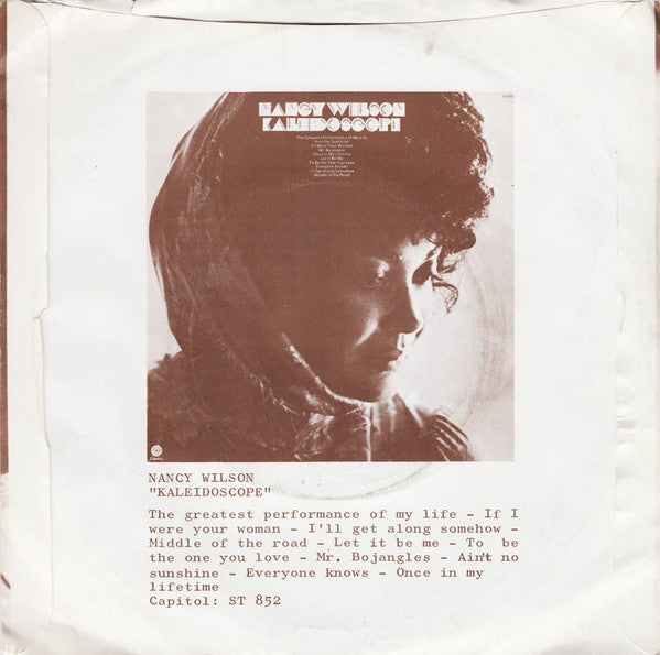Nancy Wilson : Ain't No Sunshine (7",45 RPM,Single)