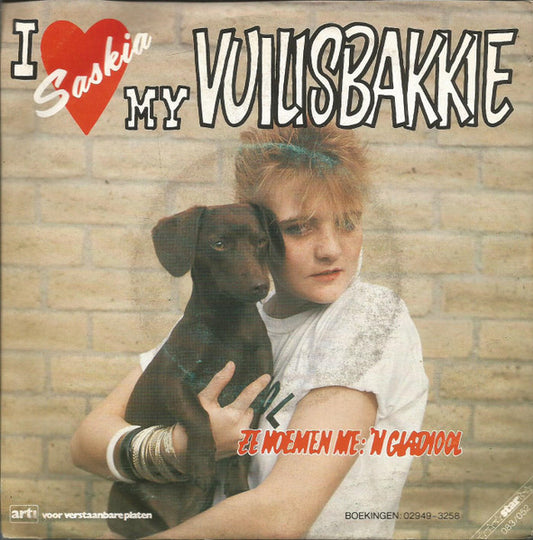 Saskia Rijn : I Love My Vuilisbakkie (7",Single)