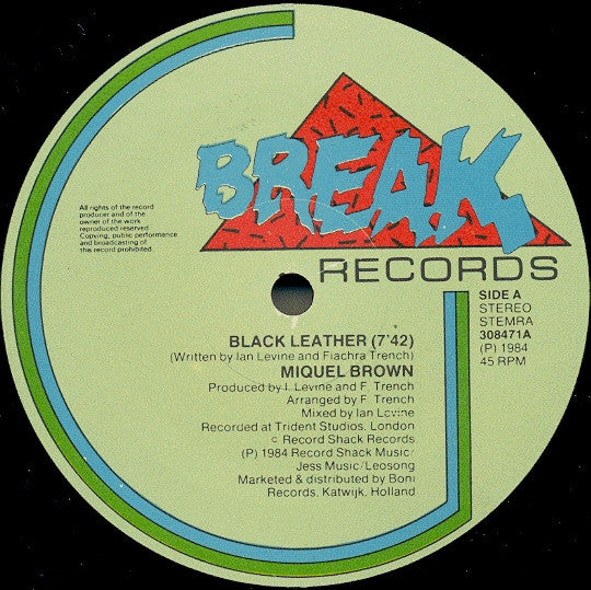 Miquel Brown : Black Leather (12",45 RPM)