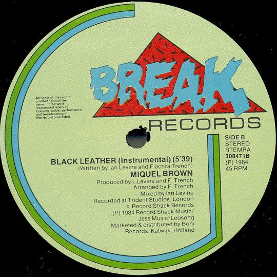 Miquel Brown : Black Leather (12",45 RPM)