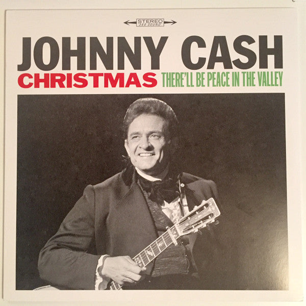 Johnny Cash : Christmas - There'll Be Peace In The Valley (LP,Compilation,Stereo)