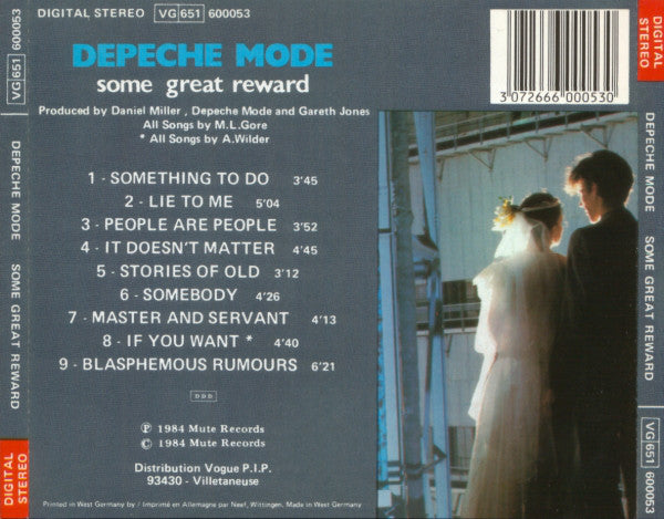 Depeche Mode : Some Great Reward (Album)