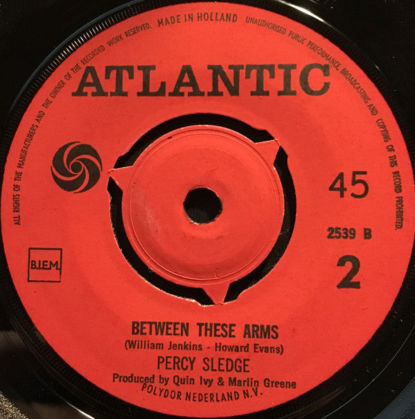 Percy Sledge : Sudden Stop (7",45 RPM,Single)