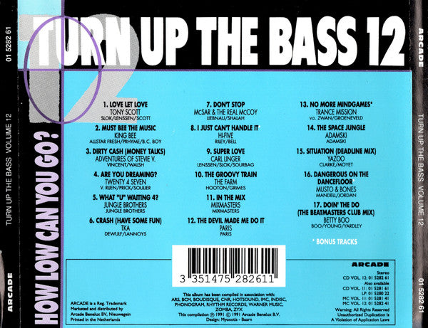 Various : Turn Up The Bass Volume 12 (Compilation)