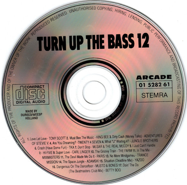 Various : Turn Up The Bass Volume 12 (Compilation)
