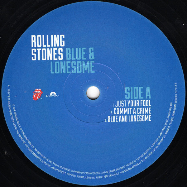 Rolling Stones, The : Blue & Lonesome (LP,Album)