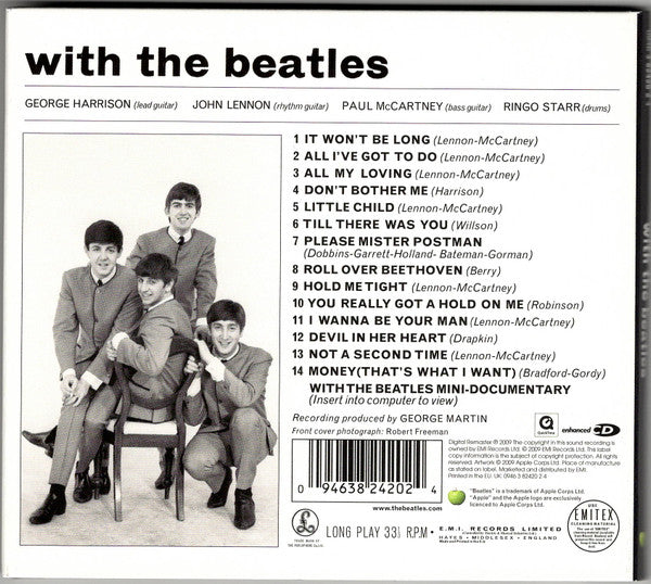 Beatles, The : With The Beatles (Album,Enhanced,Reissue,Remastered,Repress)