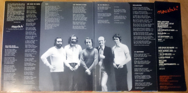 Georges Moustaki : Moustaki (Déclaration) (LP,Album,Reissue)