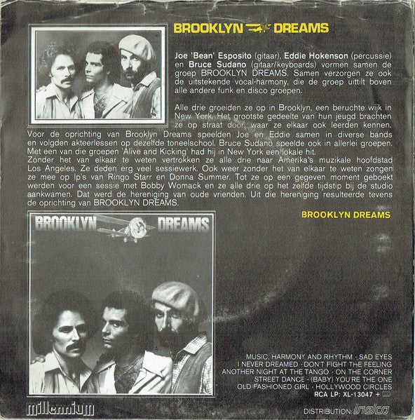 Brooklyn Dreams : Sad Eyes (7",45 RPM,Single)