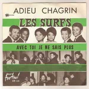 Les Surfs : Adieu Chagrin (7",45 RPM,Single,Mono)
