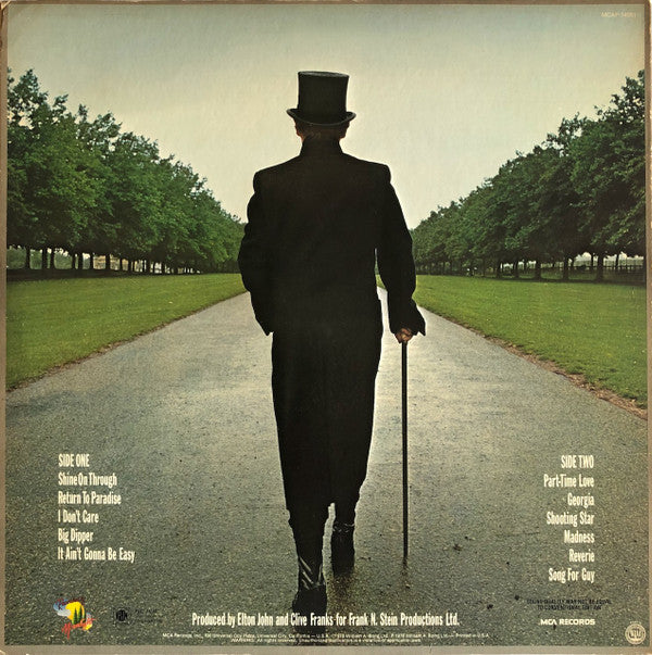 Elton John : A Single Man (LP,Album,Picture Disc,Stereo)