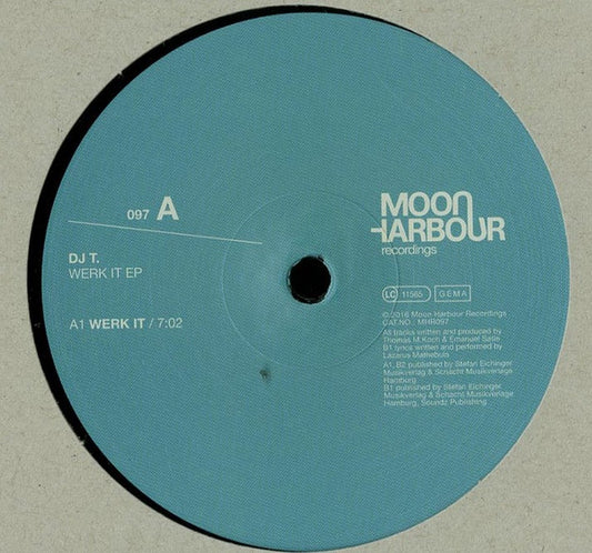 DJ T. : Werk It EP (12",EP)