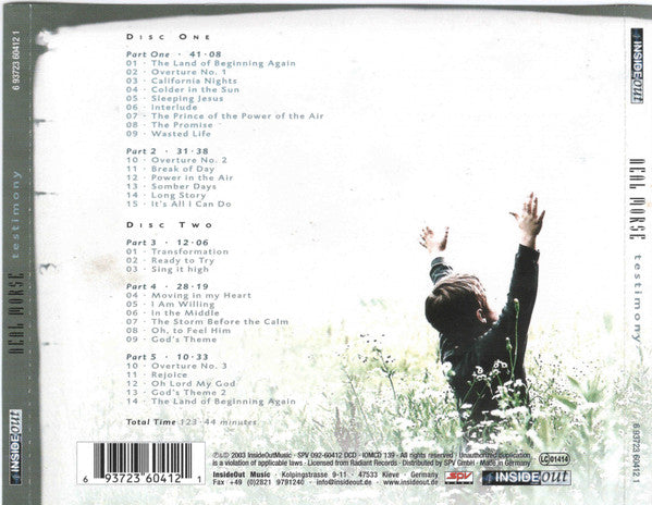 Neal Morse : Testimony (Album)
