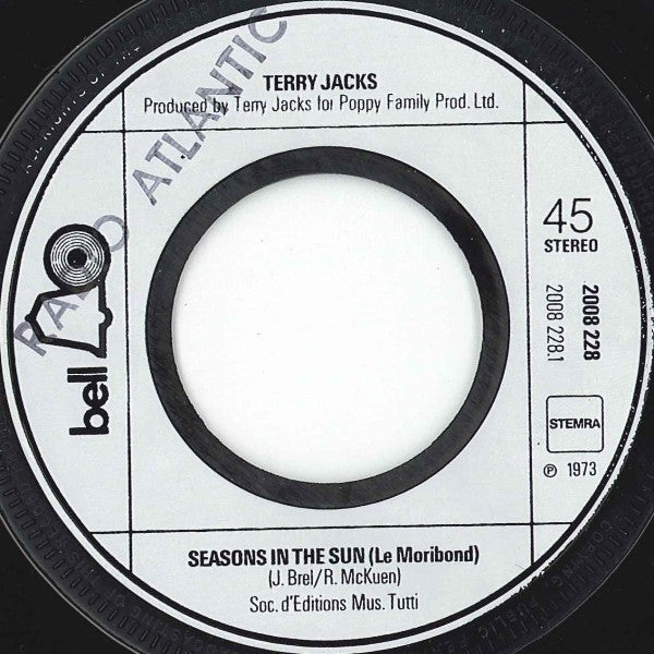 Terry Jacks : Seasons In The Sun (7",45 RPM,Single)