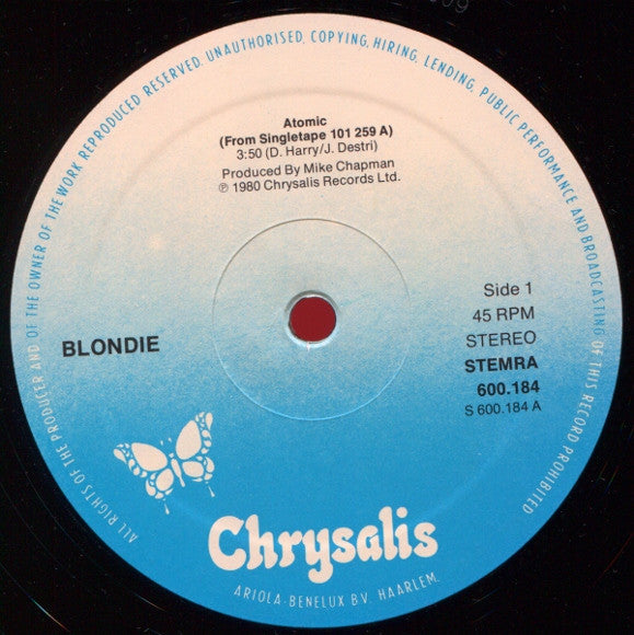 Blondie : Atomic (12",45 RPM)