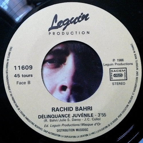 Rachid Bahri : Pour Elle (7",45 RPM,Single)