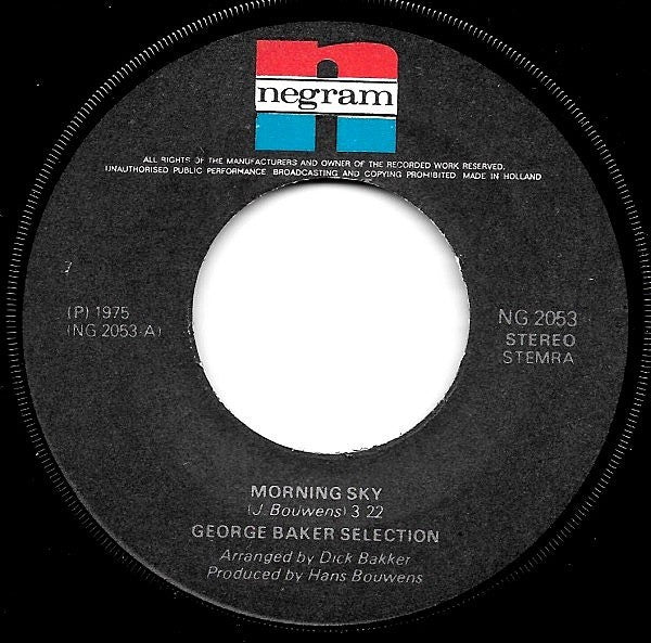 George Baker Selection : Morning Sky (7",45 RPM,Single,Stereo)