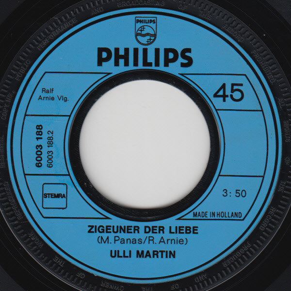 Ulli Martin : Ich Träume Mit Offenen Augen von Dir (7",45 RPM,Single)