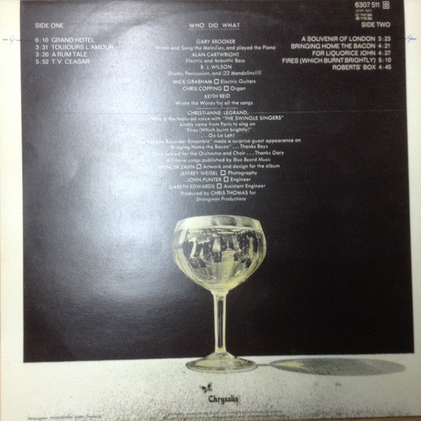 Procol Harum : Grand Hotel (LP,Album)