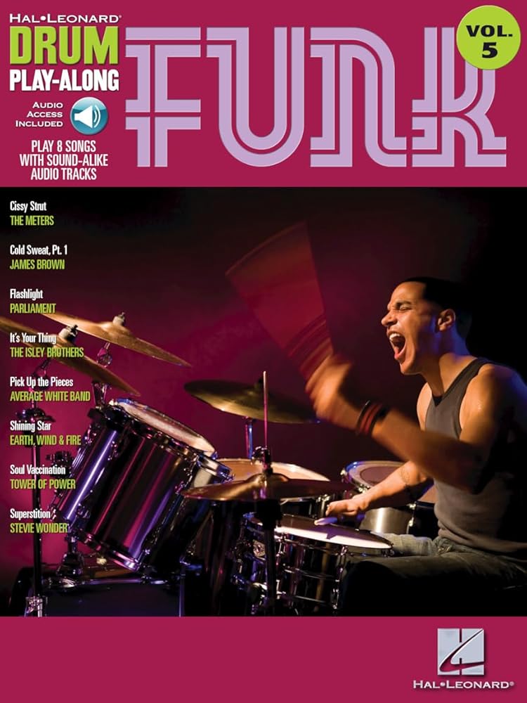 Funk - Drum Play-Along Volume 5 (Book/Online Audio) (Hal Leonard Drum Play-Along) cover image