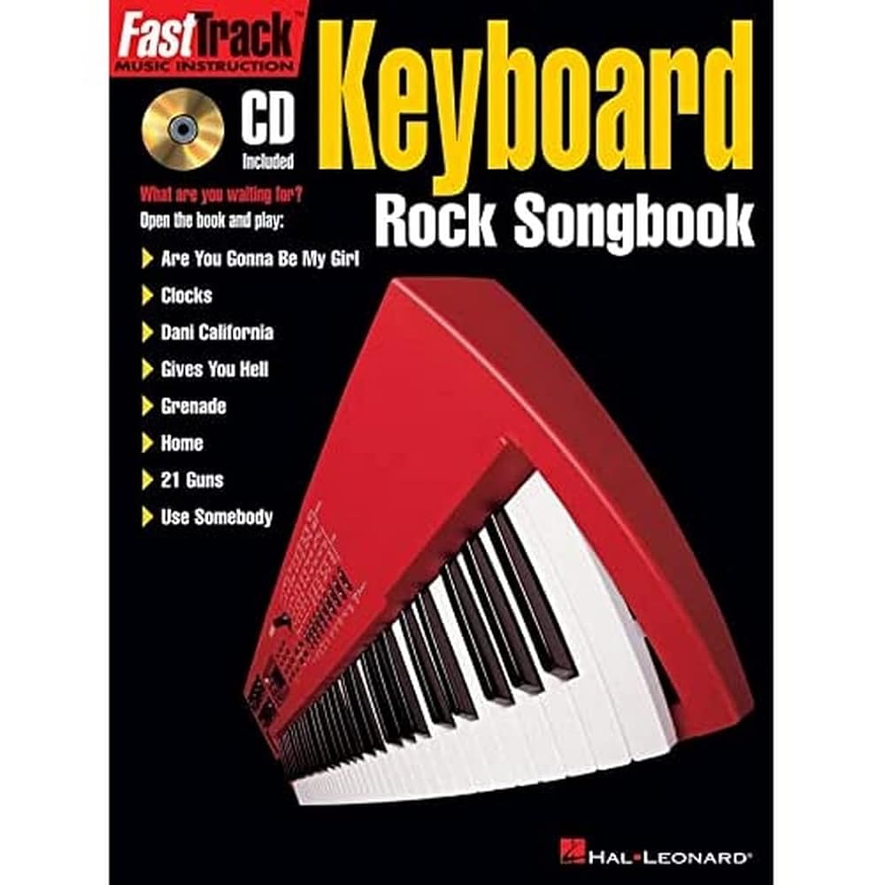 FastTrack Keyboard Rock Songbook cover image