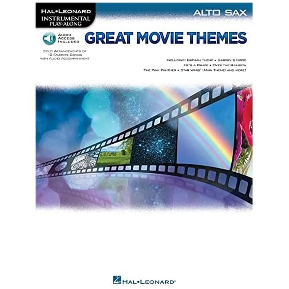 Great Movie Themes - Instrumental Play-Along Alto Sax (Book/Online Audio) (Hal Leonard Instrumental Play-along) cover image
