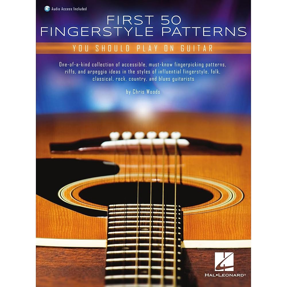 First 50 Fingerstyle Patterns You Should Play on Guitar (Book/Online Audio) cover image