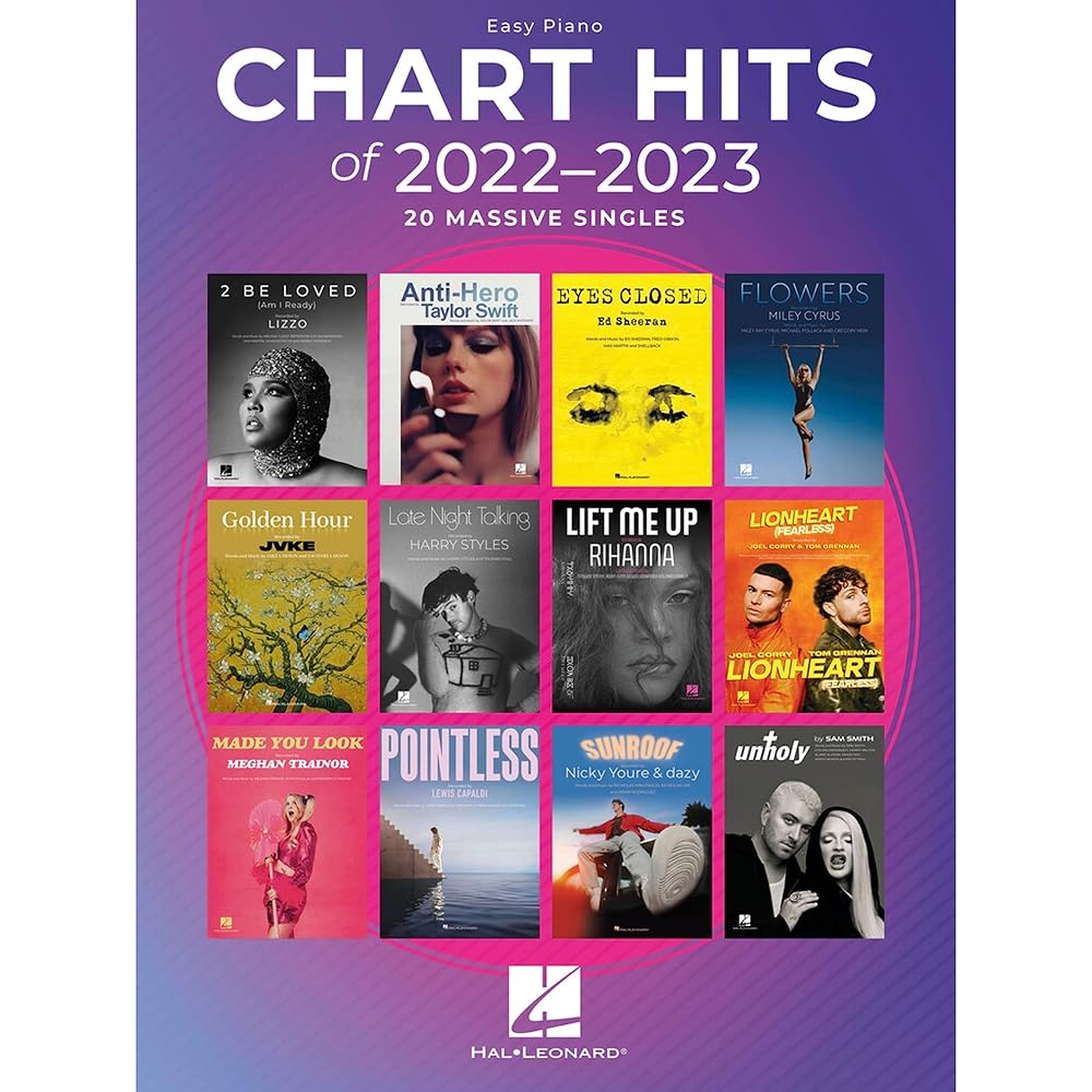 CHART HITS OF 2022-23 EASY PIANO cover image