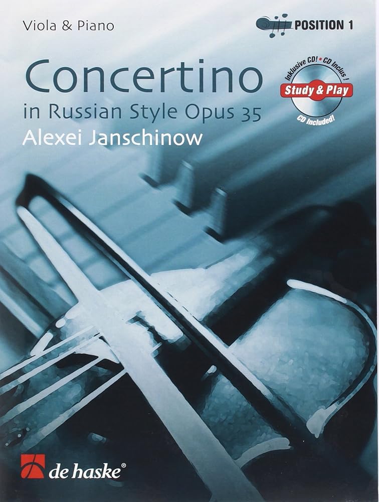 Concertino in russian style alto +cd cover image